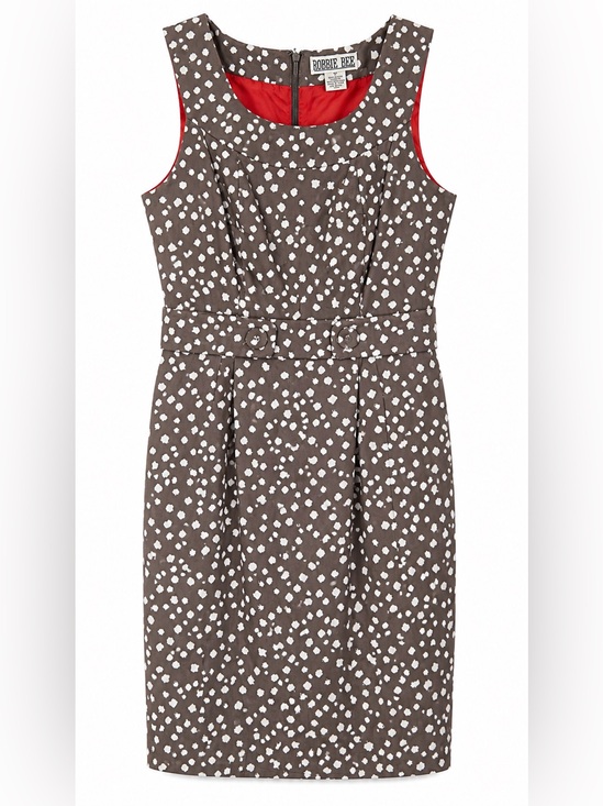 Robbie Bee Dresses & Skirts - Robbie Bee NWT Vintage Y2K Gray and White Polka Dot Sleeveless Dress- 10
